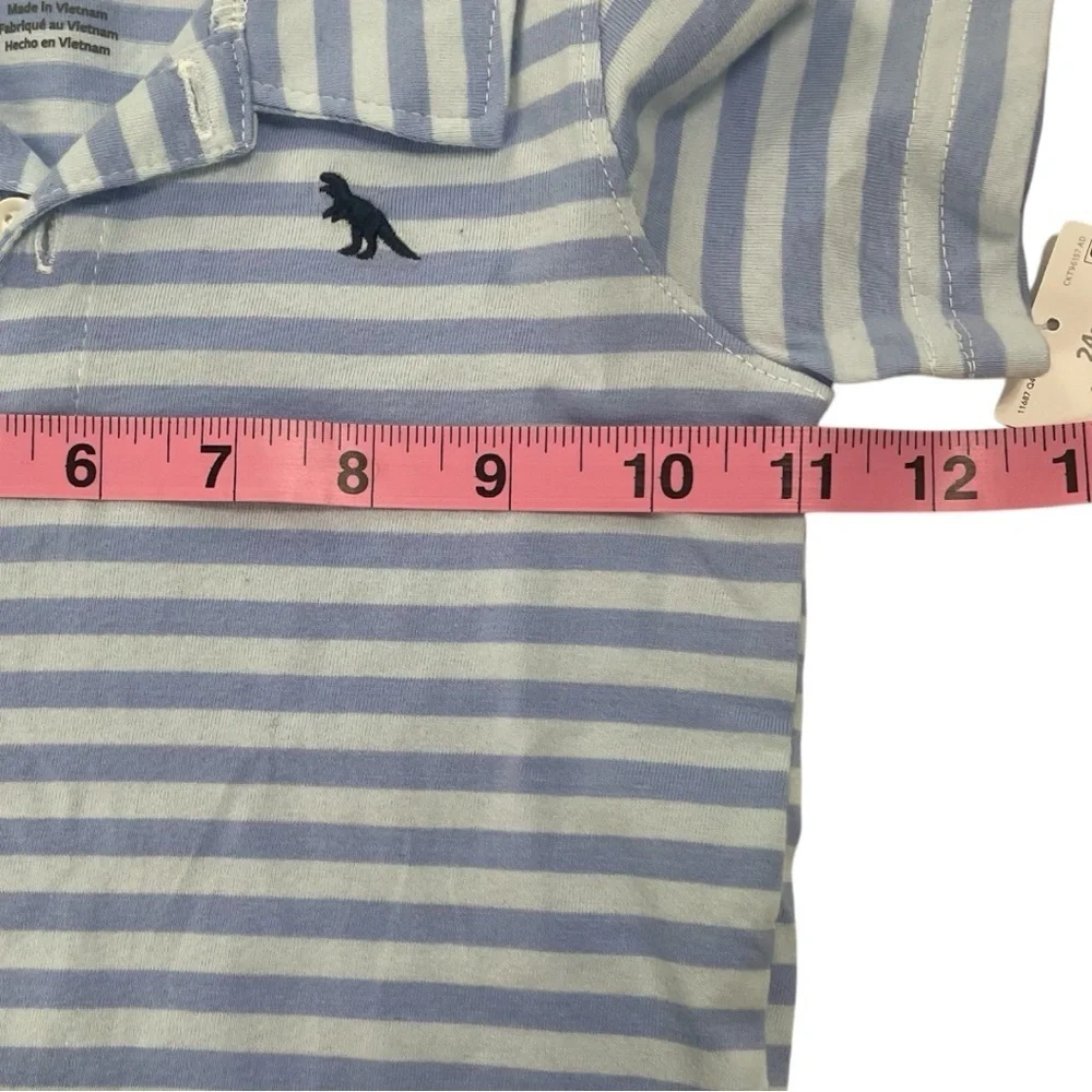 Carters NWT baby boys 24 months shirts whale onesie and blue/white stripe polo